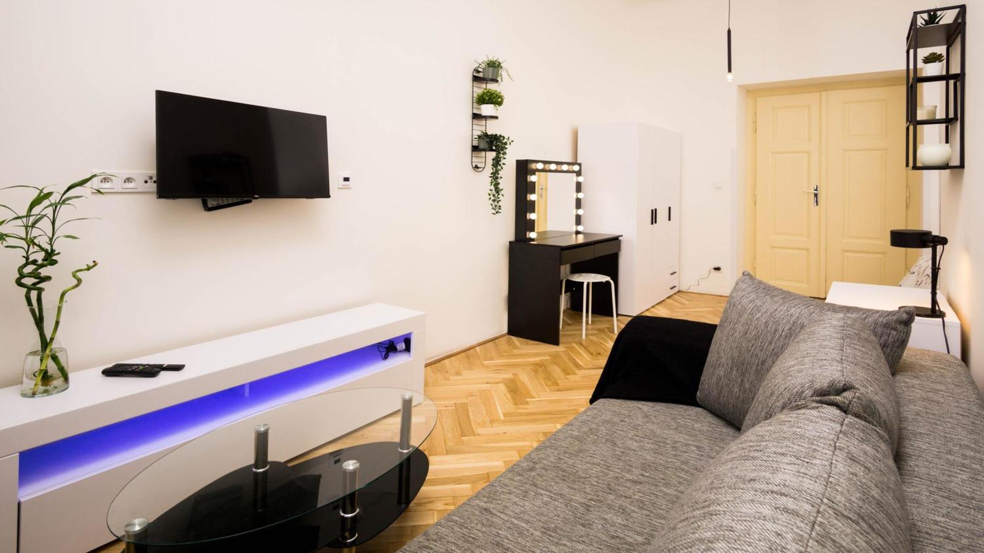 Black & White Apartment Prague By Wenceslas Square And Muzeum エクステリア 写真