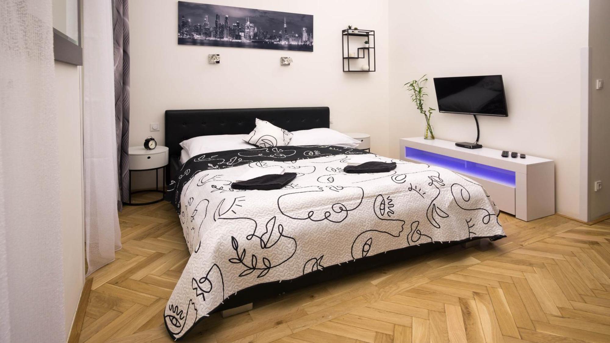 Black & White Apartment Prague By Wenceslas Square And Muzeum 部屋 写真