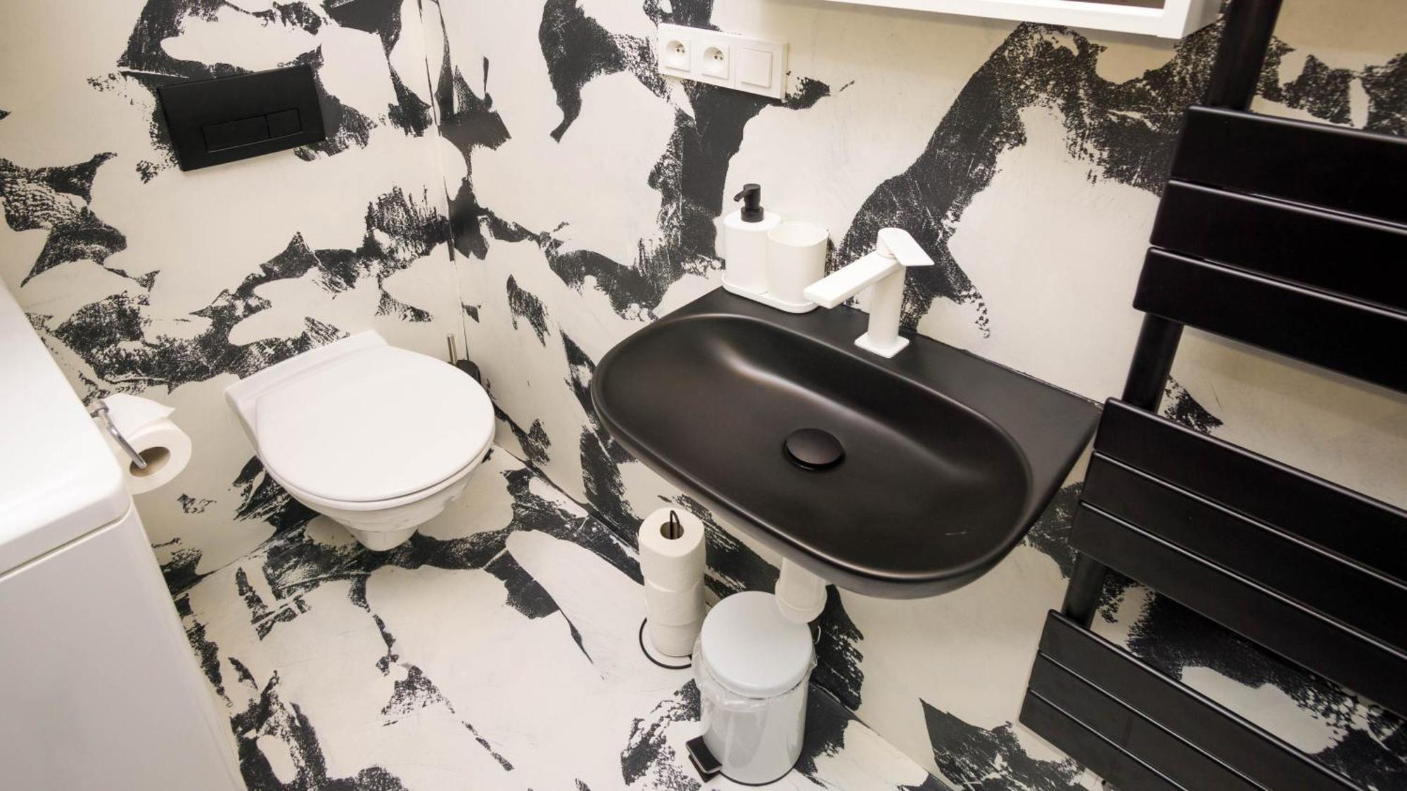 Black & White Apartment Prague By Wenceslas Square And Muzeum 部屋 写真